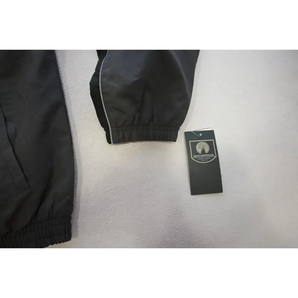 Weatherproof Windbreaker Microfiber Jacket Gray Long Sleeve Mens Size Medium NEW